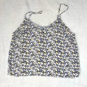 Old Navy Floral Crop Tank